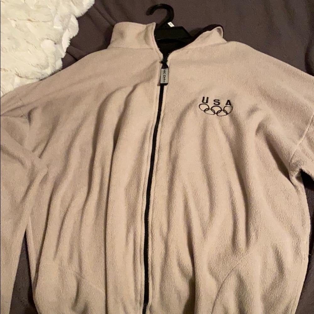 Team USA fleece zip-up jacket